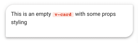 Vuetify card visual example 1